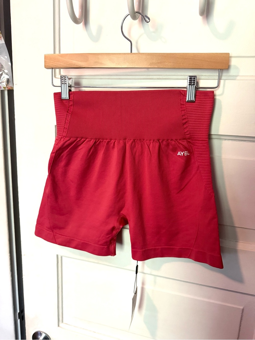 NWT AYBL Balance V2 Seamless Shorts in Dusty Rose, Size XLarge